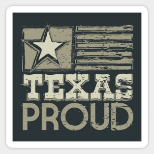 Texas Proud Sticker